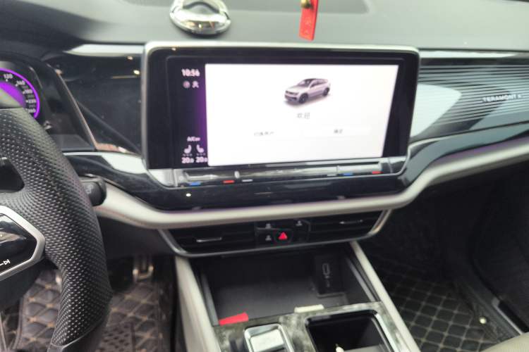 Used Volkswagen Teramont X 2023 Revised 380TSI Four-Wheel Drive Prestige Luxury Edition Audio And AC Panel