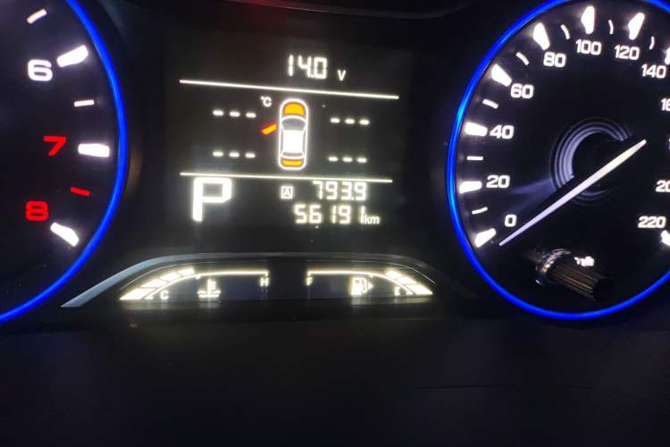 Used GAC Trumpchi GA4 2018 200T Automatic Luxury Edition Odometer Close Up