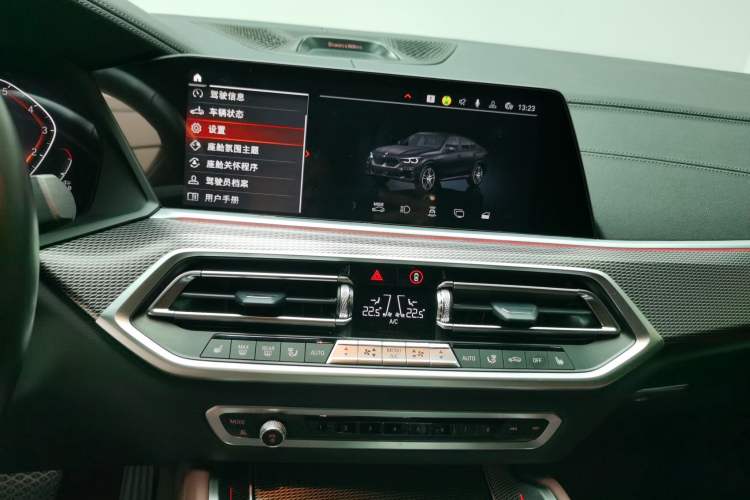 Used BMW X6 2022 Second Facelift xDrive40i M Sport Package Audio And AC Panel