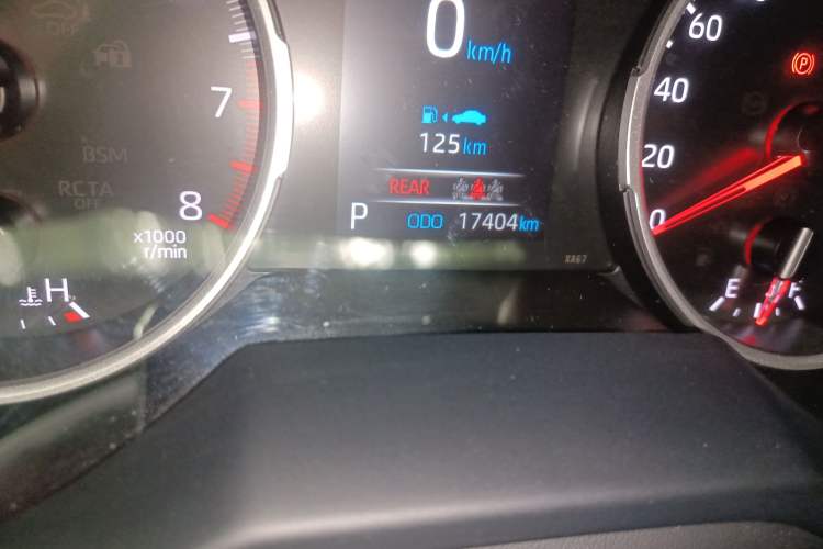 Used Toyota Wildlander 2020 2.0L CVT 4x4 Luxury Edition Odometer Close Up