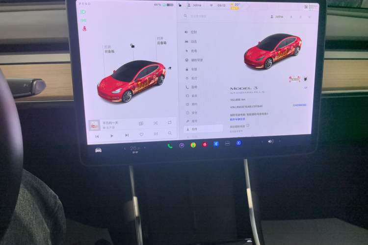 Used Tesla Model 3 2019 Standard Range Rear-Drive Upgraded Version Audio And AC Panel