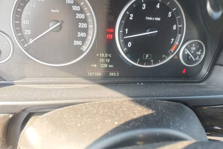 Used BMW 5 Series 2012 523Li Luxury Model Odometer Close Up