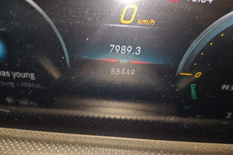 Used Mercedes-Benz A-Class 2019 A 200 L Sport Sedan First Edition Special Edition Odometer Close Up