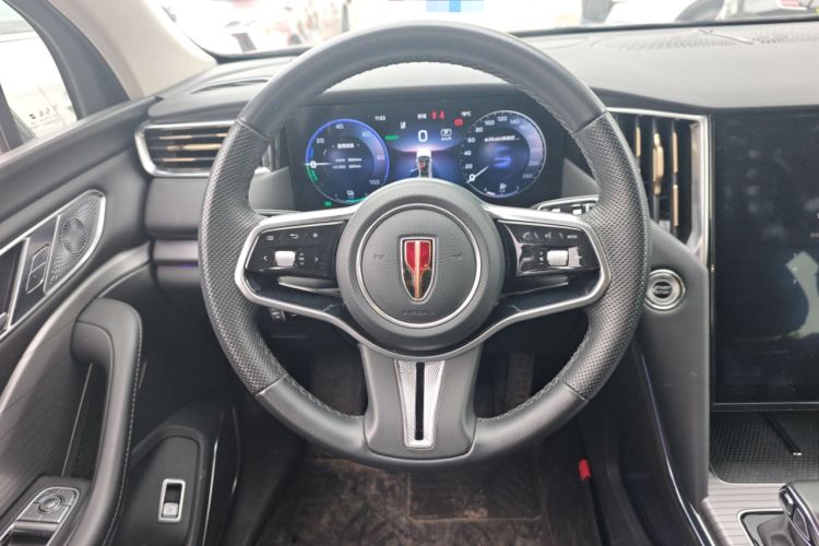 Used Hongqi HS7 PHEV 2024 2.0T PHEV Four-Wheel Drive Flagship Edition 6 Seats Steering Wheel