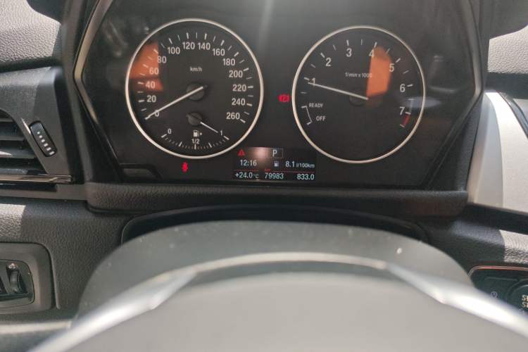 Used BMW 2 Series Active Tourer 2015 218i Leading Model Odometer Close Up