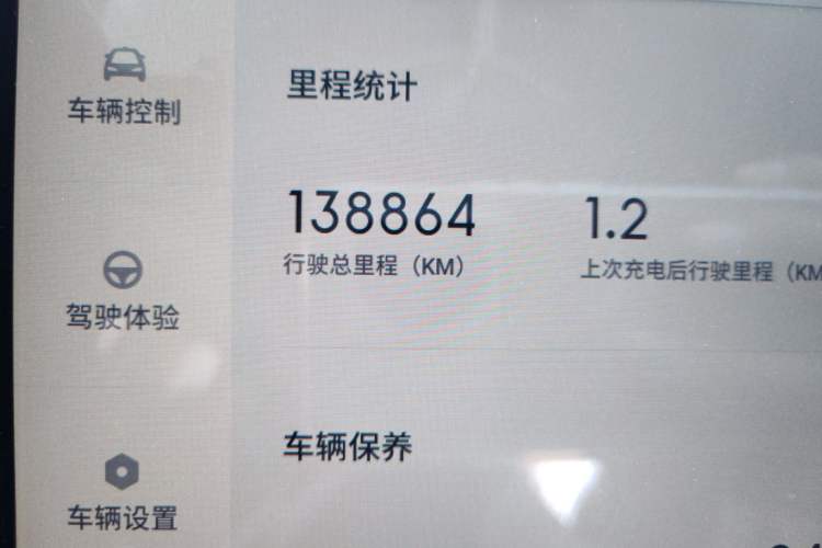 Used XPeng G3 2019 Enjoy Edition Odometer Close Up