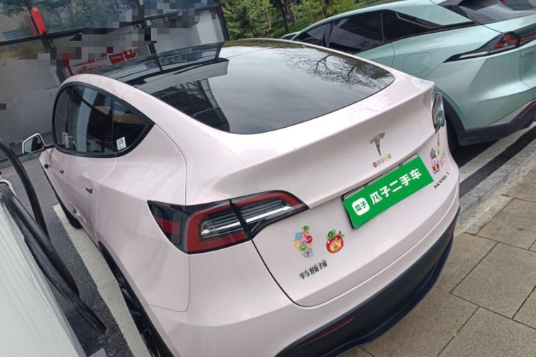 Used Tesla Model Y 2024 Rear-Wheel-Drive Version Rear Left 45 Deg