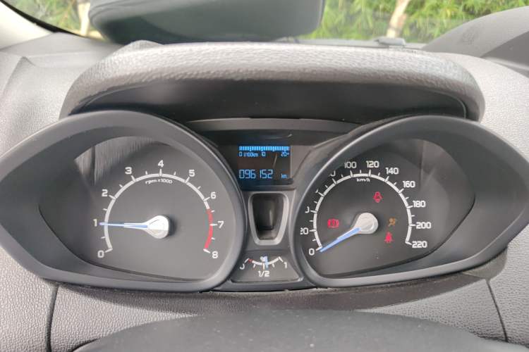 Used Ford EcoSport 2013 1.5L Manual Comfort Model Odometer Close Up