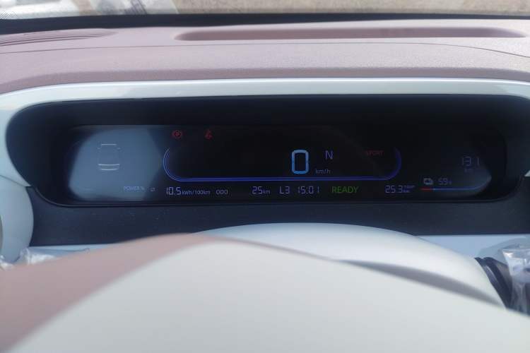 Used Geely Galaxy Panda 2025 210 km – Yuanqi Bear Instrument Cluster