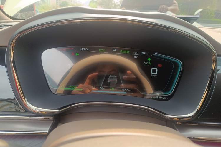 Used BYD Han 2020 EV Long-Range Deluxe Model Instrument Cluster