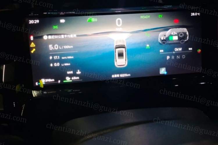 Used JETOUR Shanhai T1 2025 150 km Heading South Odometer Close Up