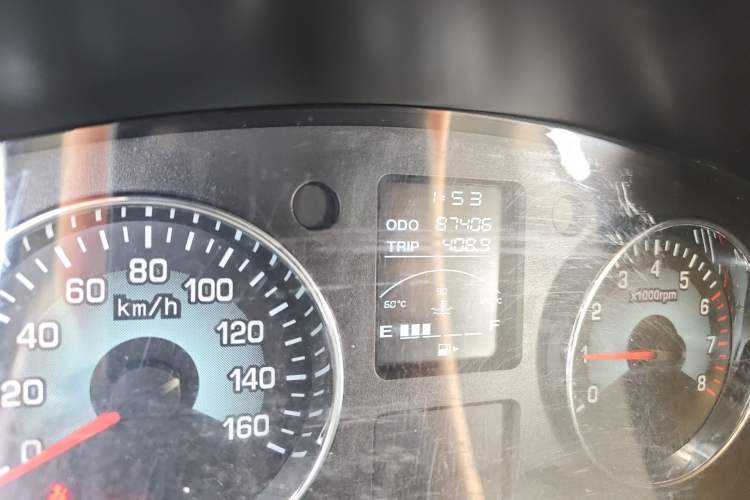 Used Jinbei New Hiace S 2021 1.5L Wealth Central Air-Conditioned Bus China VI Standard Model SWC15M Odometer Close Up