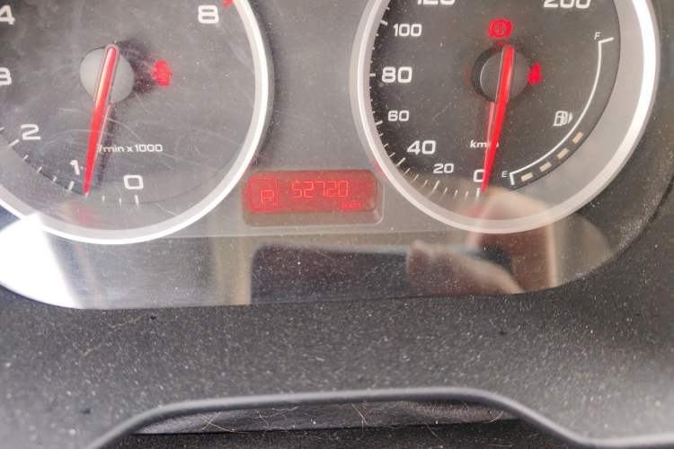 Used MG 3 2017 1.5L Automatic Smart Connect Elite Edition Odometer Close Up