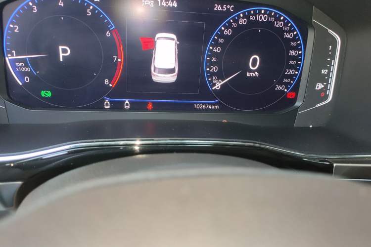 Used Volkswagen Viloran 2020 380TSI Flagship Edition Odometer Close Up