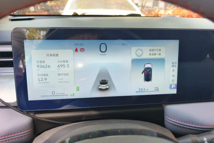 Used Geometry E Firefly 2022 401KM Lightning Tiger 4-Seater Instrument Cluster