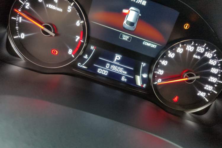 Used Honda Avancier 2020 240TURBO Front-Wheel Drive Smart Edition Odometer Close Up