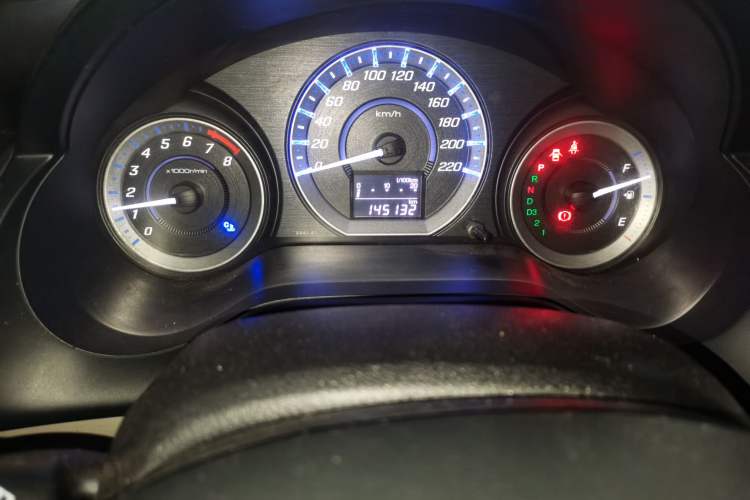 Used Honda City Classic 2012 1.5L Automatic Elite Edition Odometer Close Up