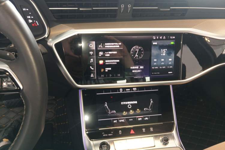 Used Audi A6L 2024 45 TFSI Prestige Dynamic Edition Audio And AC Panel