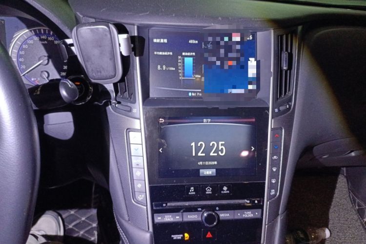 Used Infiniti Q50L 2016 2.0T Enjoyment Edition Audio And AC Panel