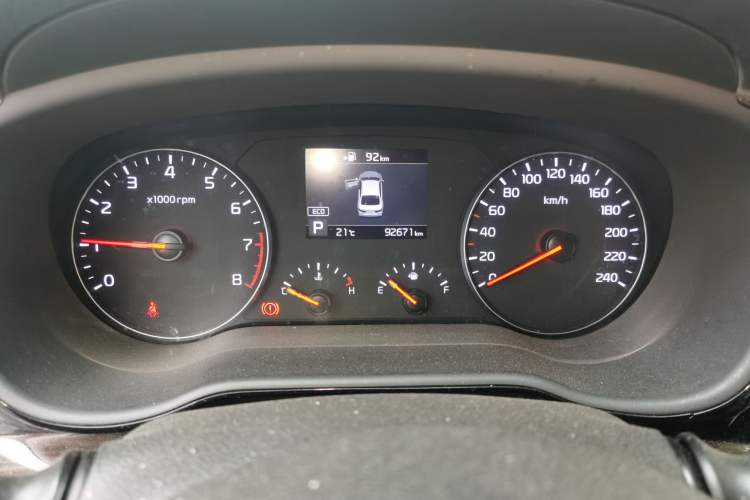 Used Kia K3 (Kai Shen) 2017 1.8L Automatic GLS Odometer Close Up