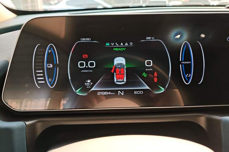 Used ORA Good Cat 2021 400km Standard Range Athena Edition Lithium-Ion Battery Instrument Cluster