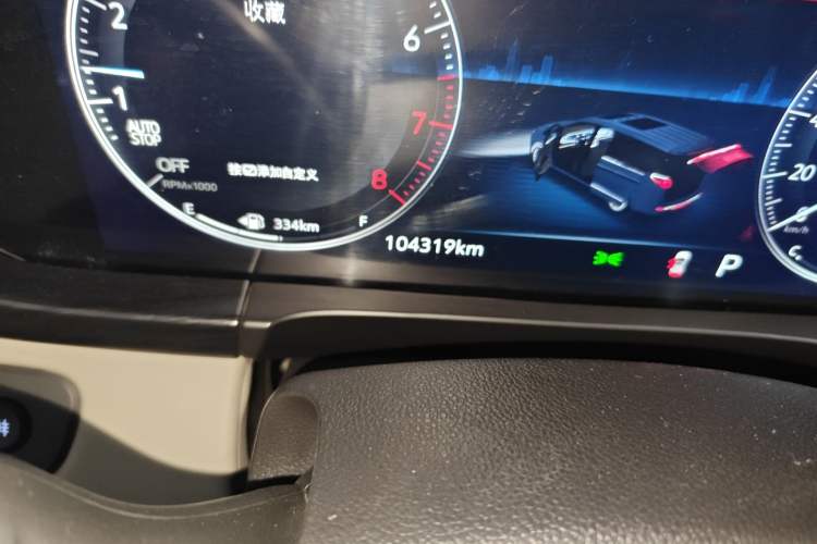 Used Buick GL8 2020 ES Land Cruiser 653T Comfort Edition Odometer Close Up