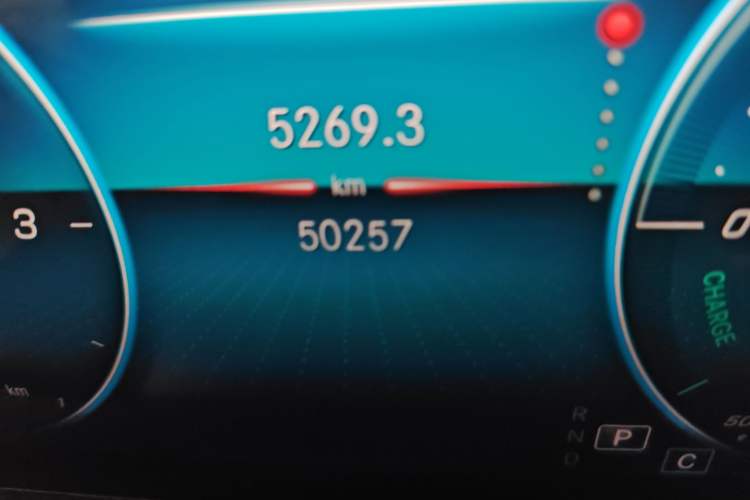 Used Mercedes-Benz A-Class 2020 Facelift A 180 L Sport Sedan Special Configuration Odometer Close Up