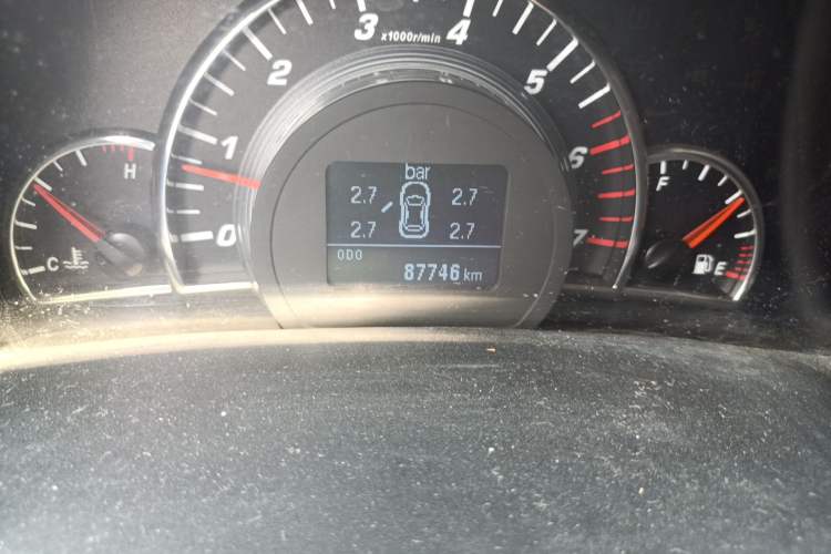 Used Great Wall C50 2013 1.5T Manual Elite Edition Odometer Close Up