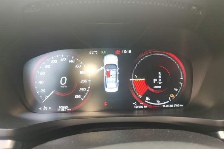 Used Volvo S60 New Energy 2021 T8 E-Drive Hybrid Four-Wheel Drive Smart Luxury Edition Instrument Cluster