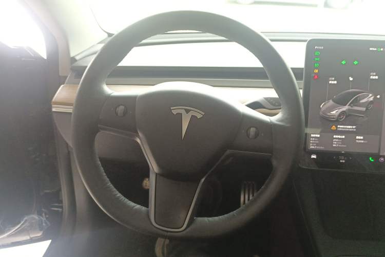 Used Tesla Model 3 2022 Performance High-Performance All-Wheel-Drive Version Steering Wheel