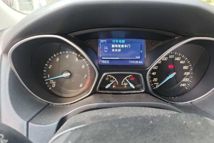 Used Ford Focus 2012 Hatchback 2.0L Automatic Luxury Sport Model Odometer Close Up