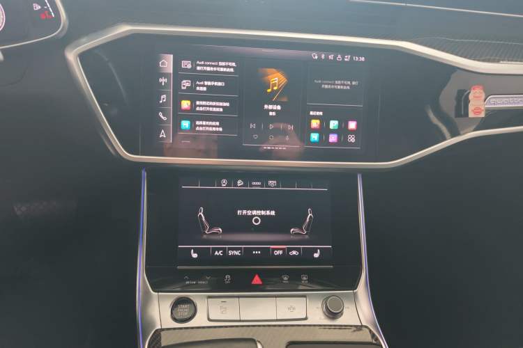 Used Audi A6 2021 allroad quattro Explorer 55 TFSI Prestige Off-Road Model Audio And AC Panel