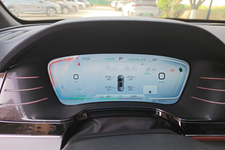 Used BYD Tang New Energy 2022 EV 635 km All-Wheel-Drive Flagship Model Instrument Cluster