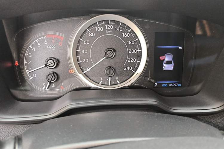 Used Toyota Corolla 2019 1.2T S-CVT GL-i Elite Edition Odometer Close Up