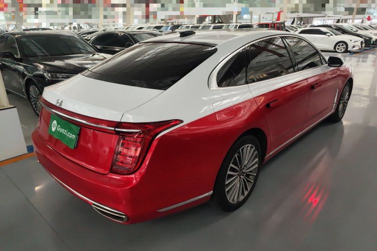 Used Hongqi H9 2022 2.0T Smart Connect Flagship Edition Rear Right 45 Deg