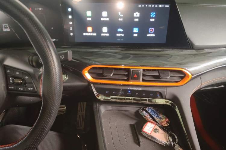 Used CHANGAN UNI-T 2022 1.5T Sport Edition Flagship Version Audio And AC Panel