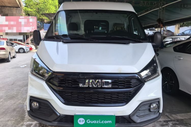 Used JMC Transit 2019 2.8T Commercial Version Short Wheelbase Mid-Roof 3-Seater China VI Standard JX493