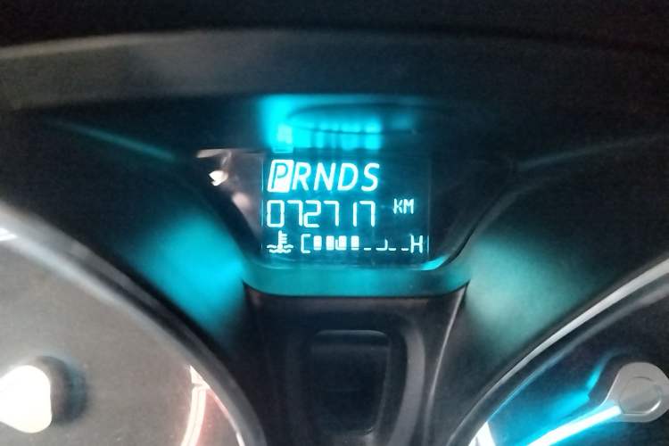 Used Ford Fiesta 2013 Hatchback 1.5L Automatic Sport Model Odometer Close Up