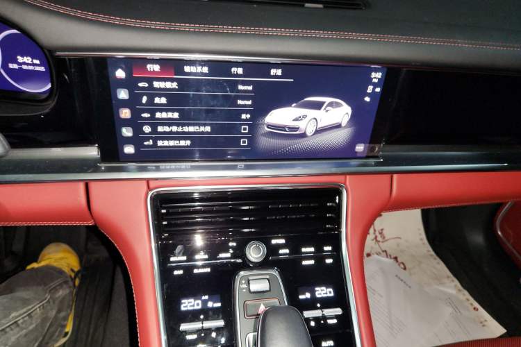 Used Porsche Panamera 2023 Panamera Executive Long Wheelbase 2.9T Audio And AC Panel