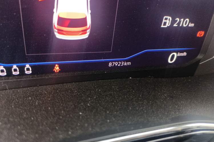 Used Volkswagen Teramont X 2019 380TSI Four-Wheel Drive Prestige Luxury Edition Odometer Close Up