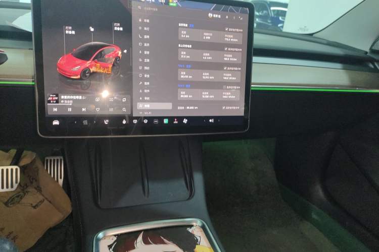 Used Tesla Model 3 2022 Rear-Wheel-Drive Version Audio And AC Panel