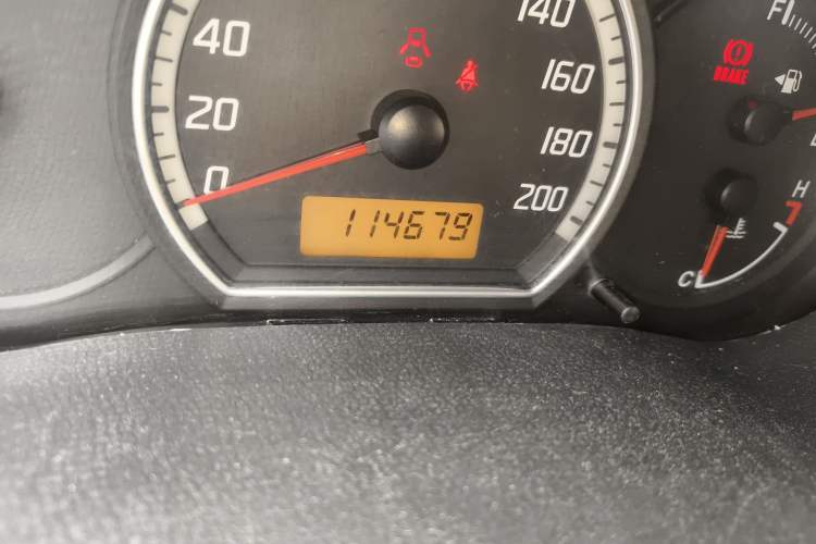 Used Suzuki Swift 2012 1.3L Manual Value Edition Odometer Close Up