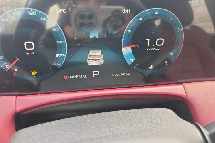 Used JETOUR X70 PLUS 2025 1.5T CVT Flagship PRO 5-Seater Odometer Close Up