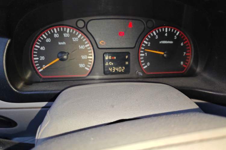 Used Hafei Minyi 2008 1.0L Low-Performance Base Version DA465Q Odometer Close Up