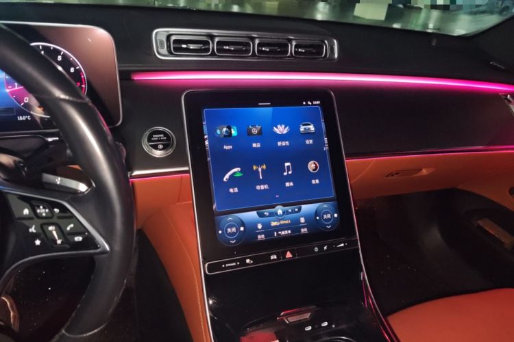 Used Mercedes-Benz S-Class 2021 S 400 L Business Model Audio And AC Panel