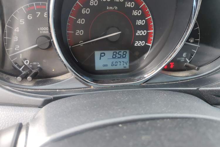 Used Toyota Vios FS 2021 1.5L CVT Fengchi Edition Odometer Close Up