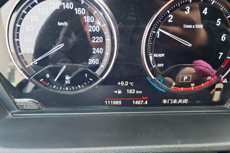 Used BMW X1 2020 sDrive20Li Premium Edition Odometer Close Up