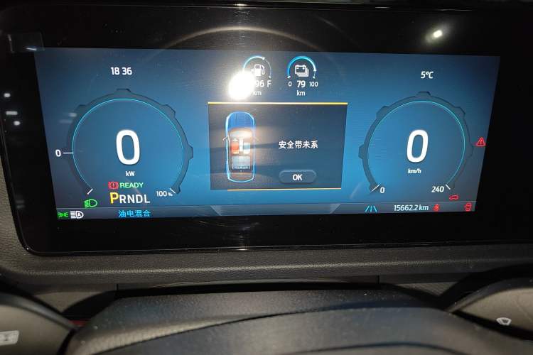 Used Ford Equator Sport New Energy 2025 Platinum Edition Odometer Close Up