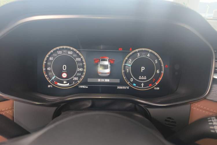 Used Jaguar XFL 2024 2.0T P300 Four-Wheel Drive Flagship Sport Gold Edition Instrument Cluster