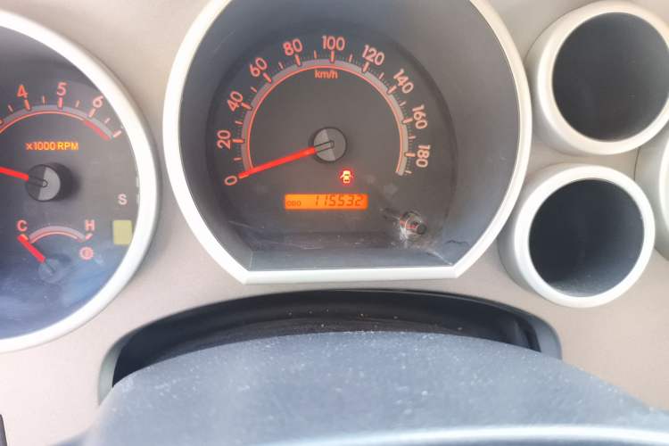 Used Toyota Sequoia  Odometer Close Up